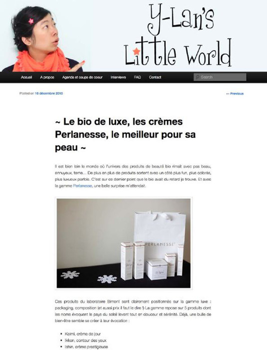 Blog Y-Lan's Little Word