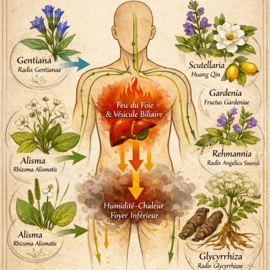 Long Dan Xie Gan Pian : le foie et la vésicule