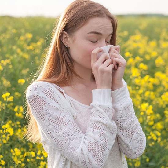 allergie pollen femme printemps